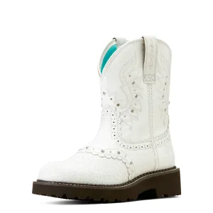 Ariat Damen Gembaby Weiße Schlange Prägung / Opulentes Weiß Ariat Schuhe
