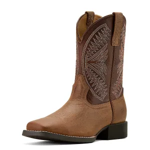 Ariat Youth Ruidoso Western Boot - Perle/Schokoladenbraun Ariat Schuhe