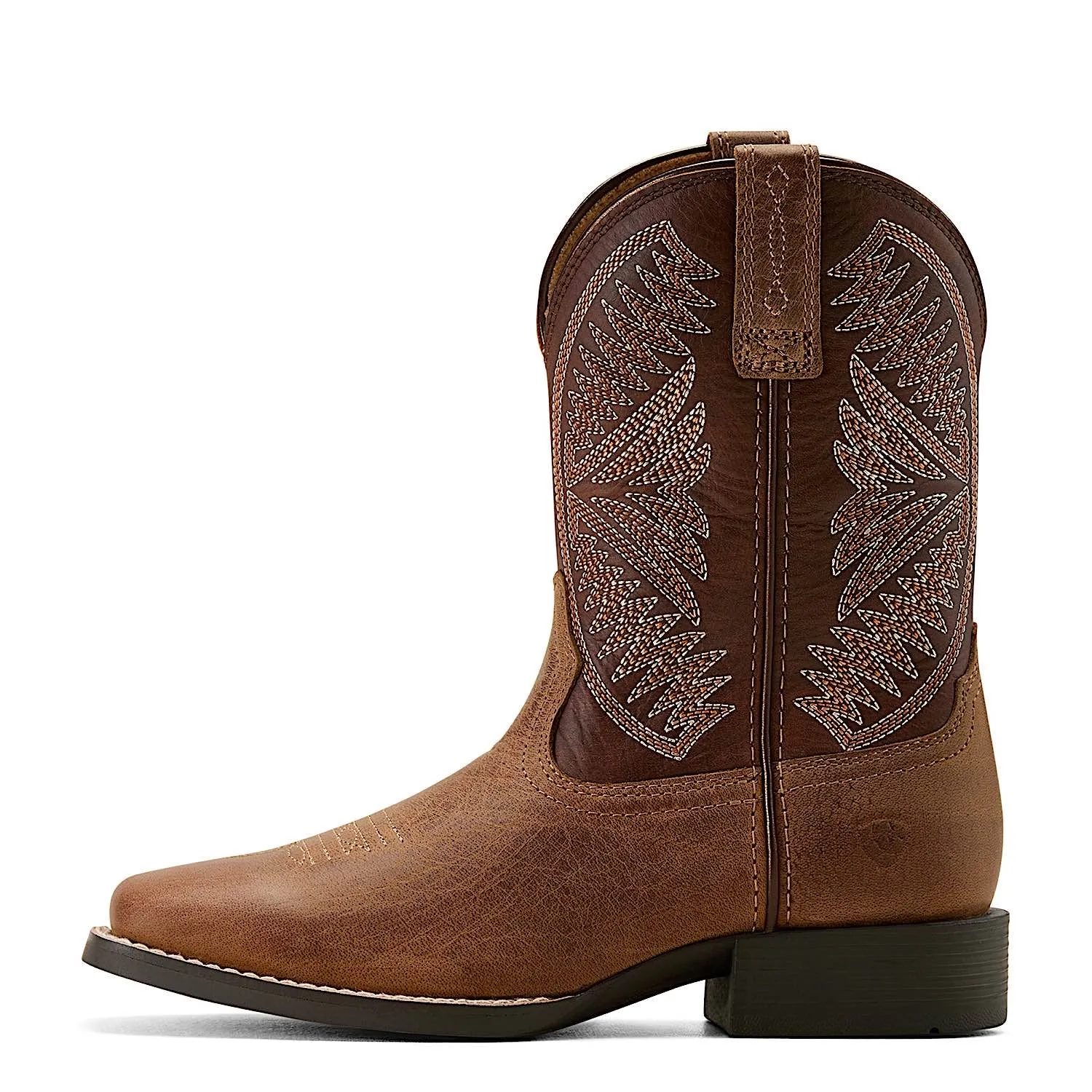 Ariat Youth Ruidoso Western Boot - Perle/Schokoladenbraun Ariat Schuhe