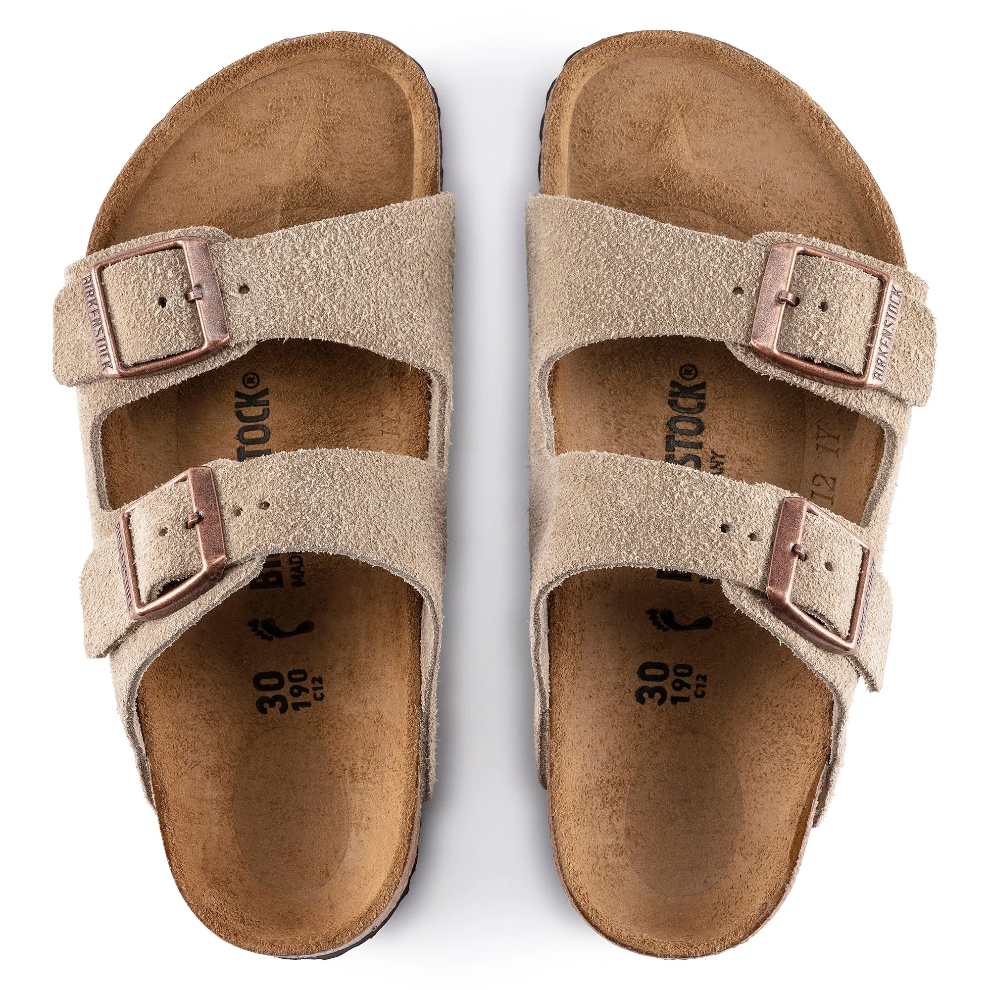 Arizona Sandalen in Taubenbraun