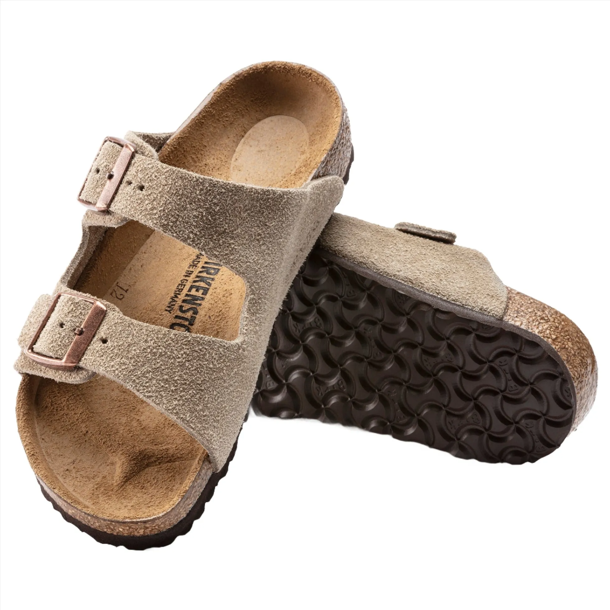 Arizona Sandalen in Taubenbraun