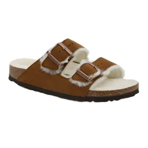 Arizona Wildleder-Sandalen mit Schaffell