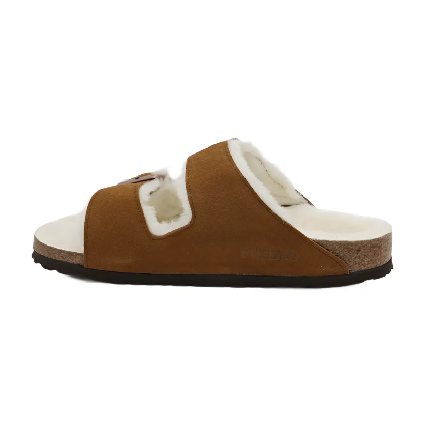 Arizona Wildleder-Sandalen mit Schaffell