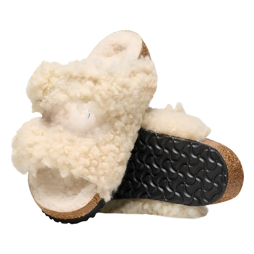 Arizona Teddy-Shearling-Sandalen