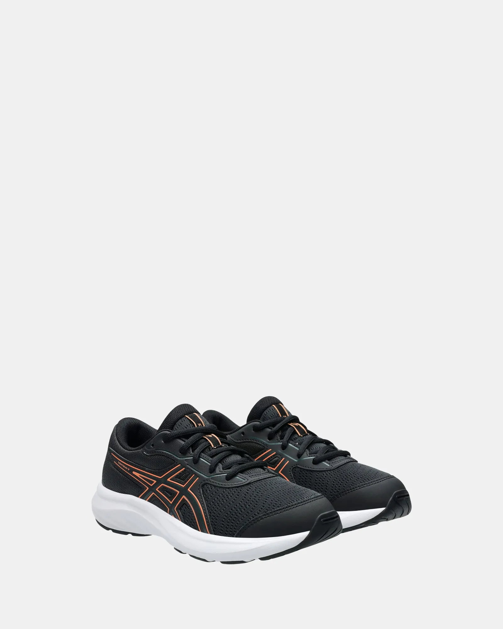 Asics Kinder-Schuhe Contend 9 Grundschule Schwarz/Sachsen Grün