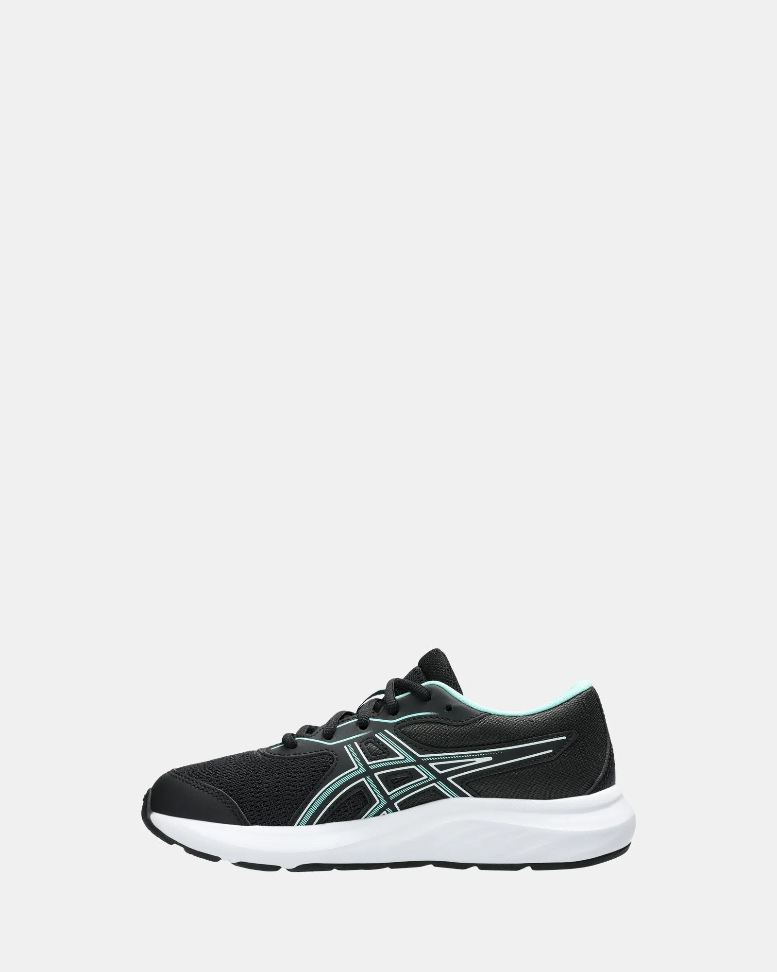 Asics Kinder-Schuhe Contend 9 Gs G Schwarz/Leuchtendes Minzgrün