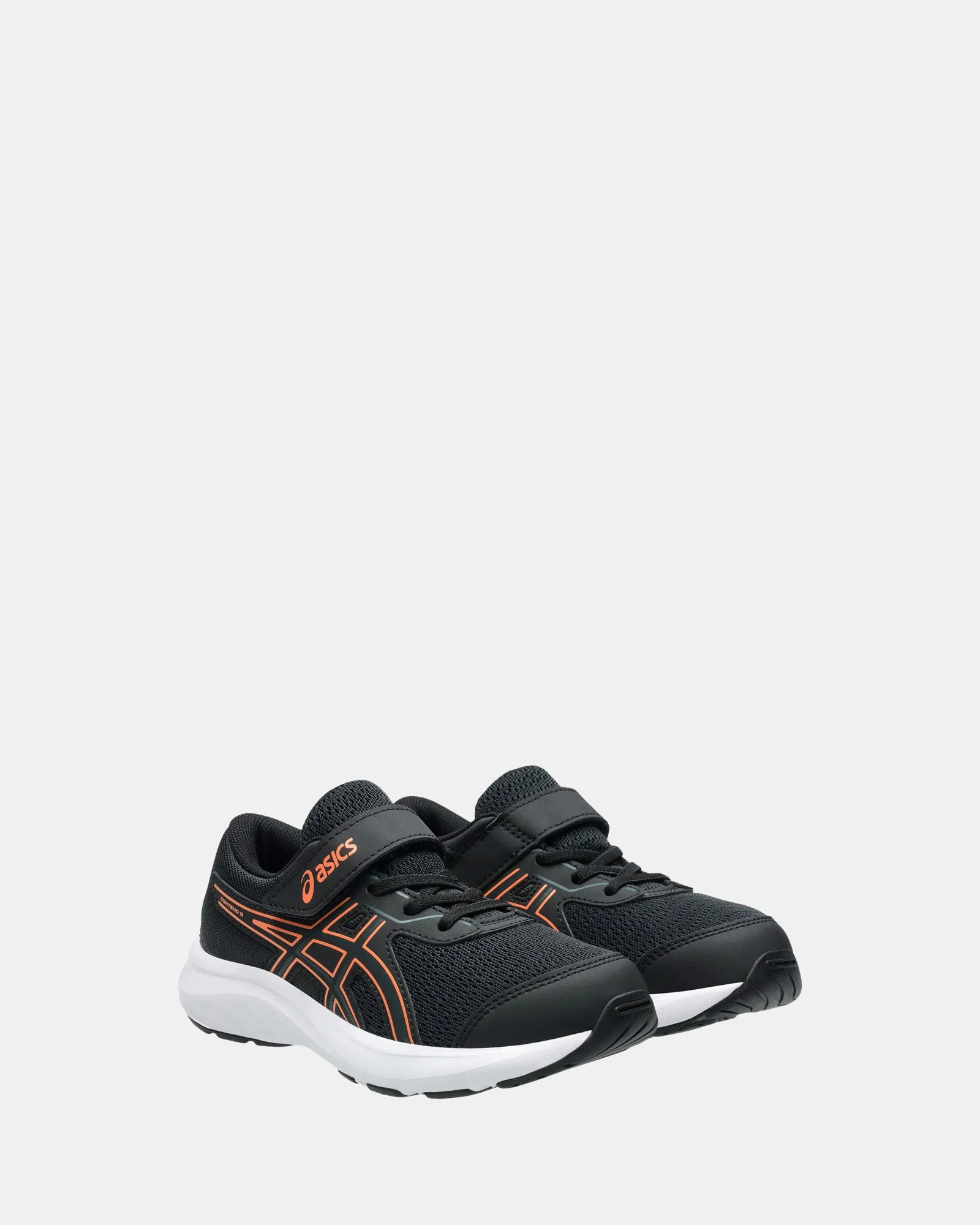 Asics Kinder-Schuhe Contend 9 Vorschule Schwarz/Sachsen Grün