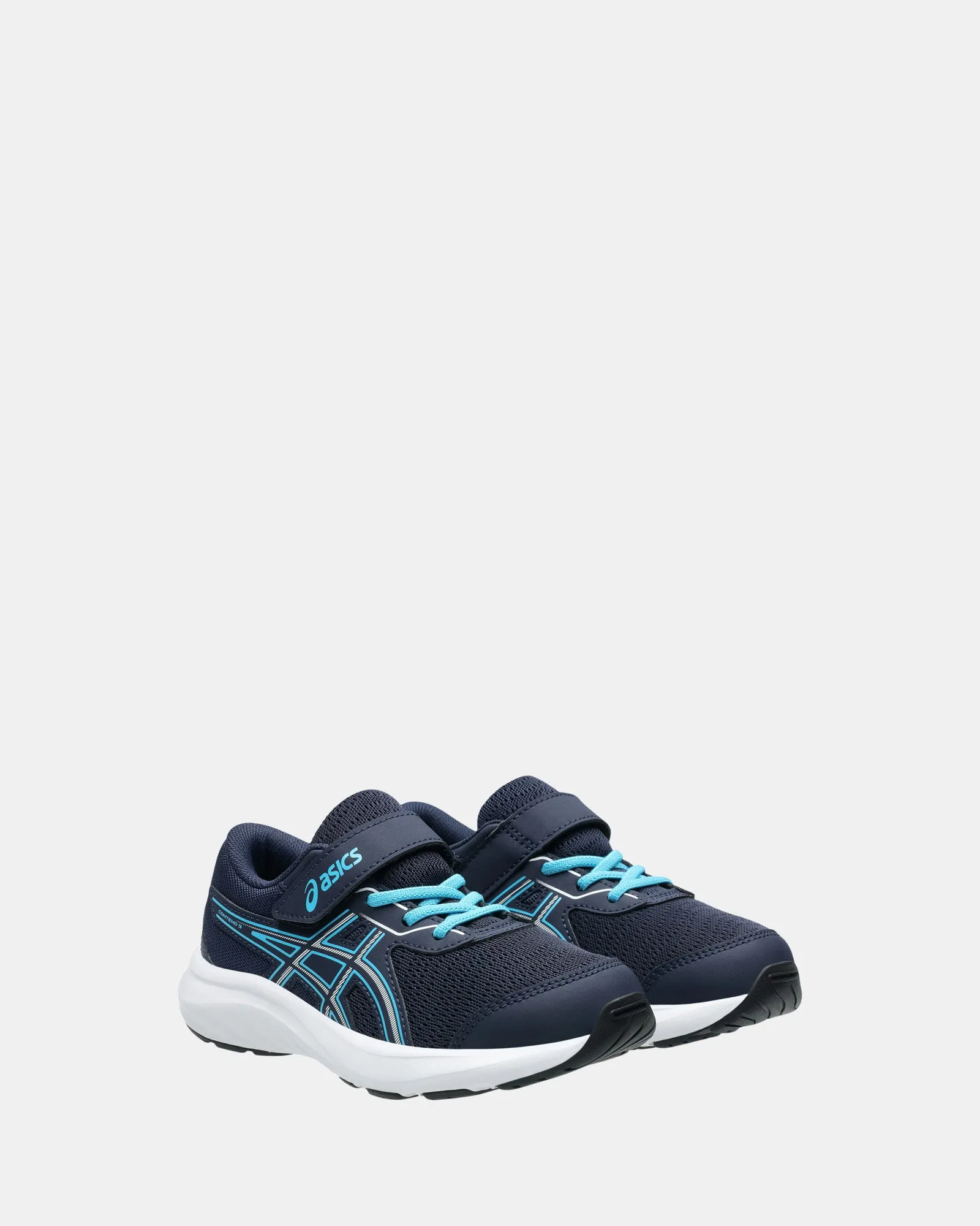 Asics Kinder-Schuhe Contend 9 Vorschule Mitternacht/Weiß
