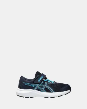 Asics Kinder-Schuhe Contend 9 Vorschule Mitternacht/Weiß