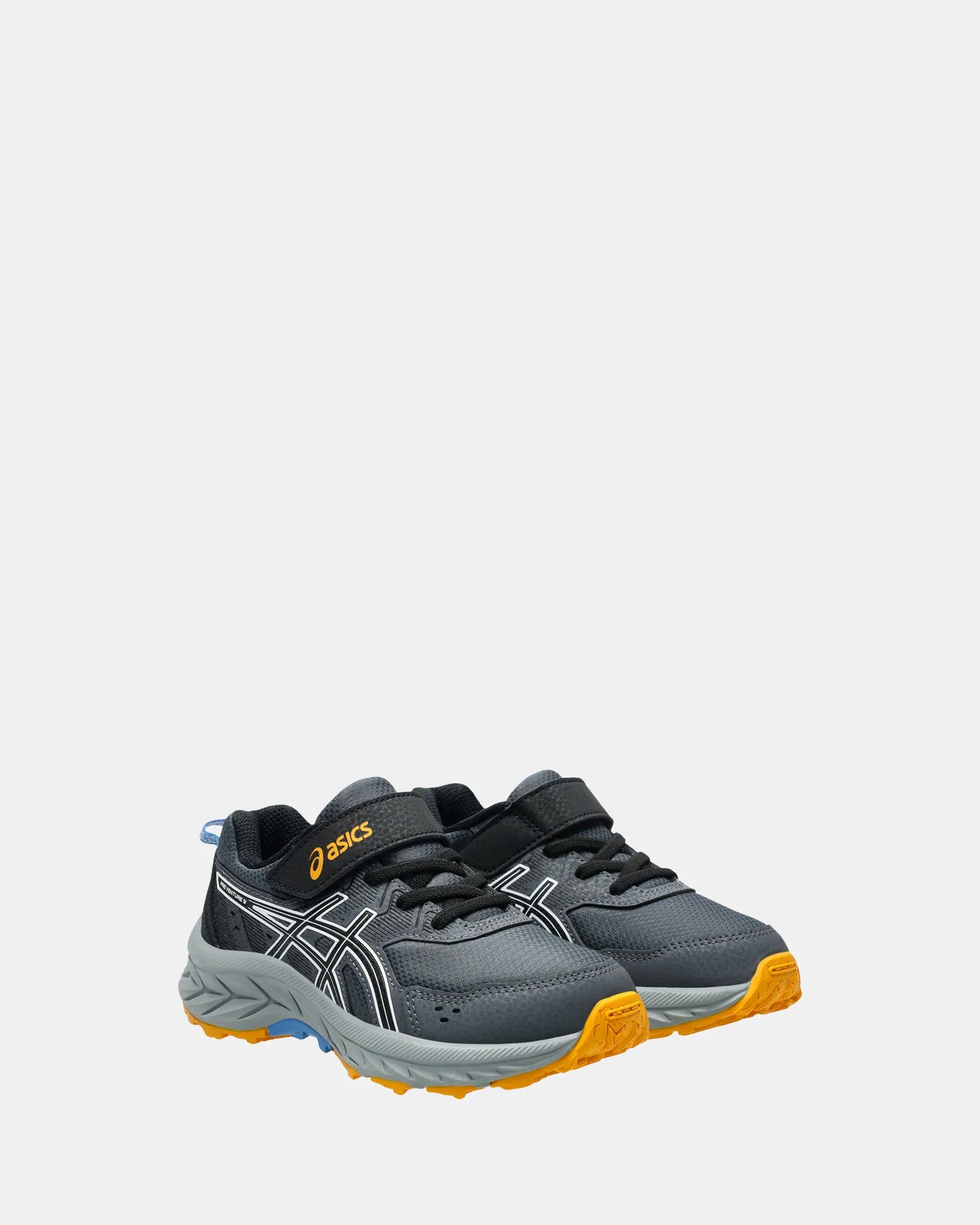 Asics Kinder-Schuhe Pre Venture 9 Vorschul-Träger Grau/Schwarz