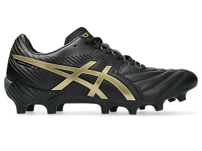 ASICS HERREN LETHAL FLASH SCHWARZ/GOLD FUßBALLSCHUHE Schuhe_Herren-Asics
