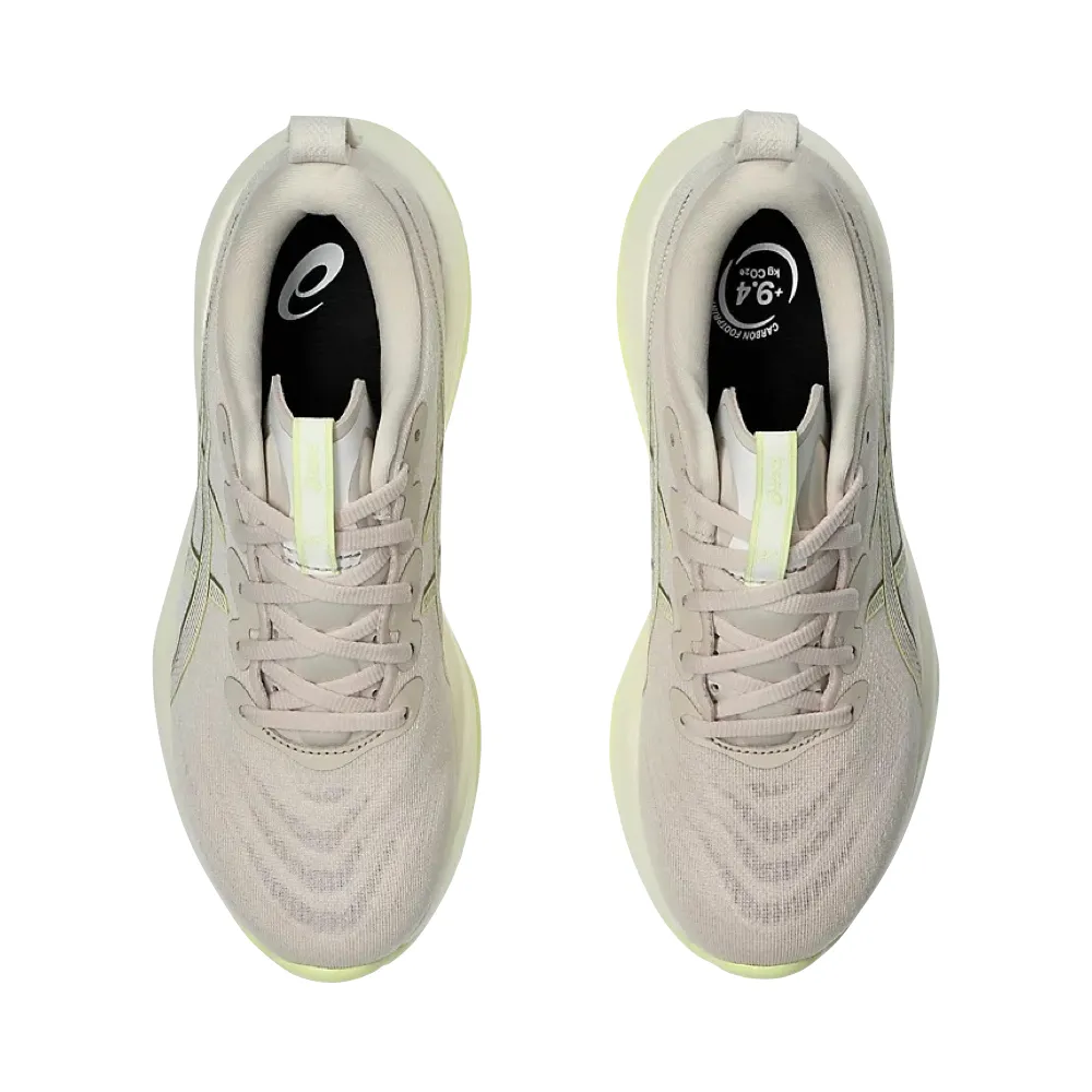 Asics Damen Gel-Cumulus 27 Sneaker in Mineralbeige/Huddle Gelb