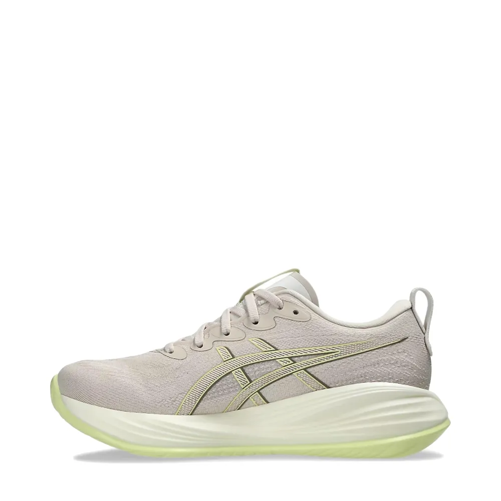 Asics Damen Gel-Cumulus 27 Sneaker in Mineralbeige/Huddle Gelb