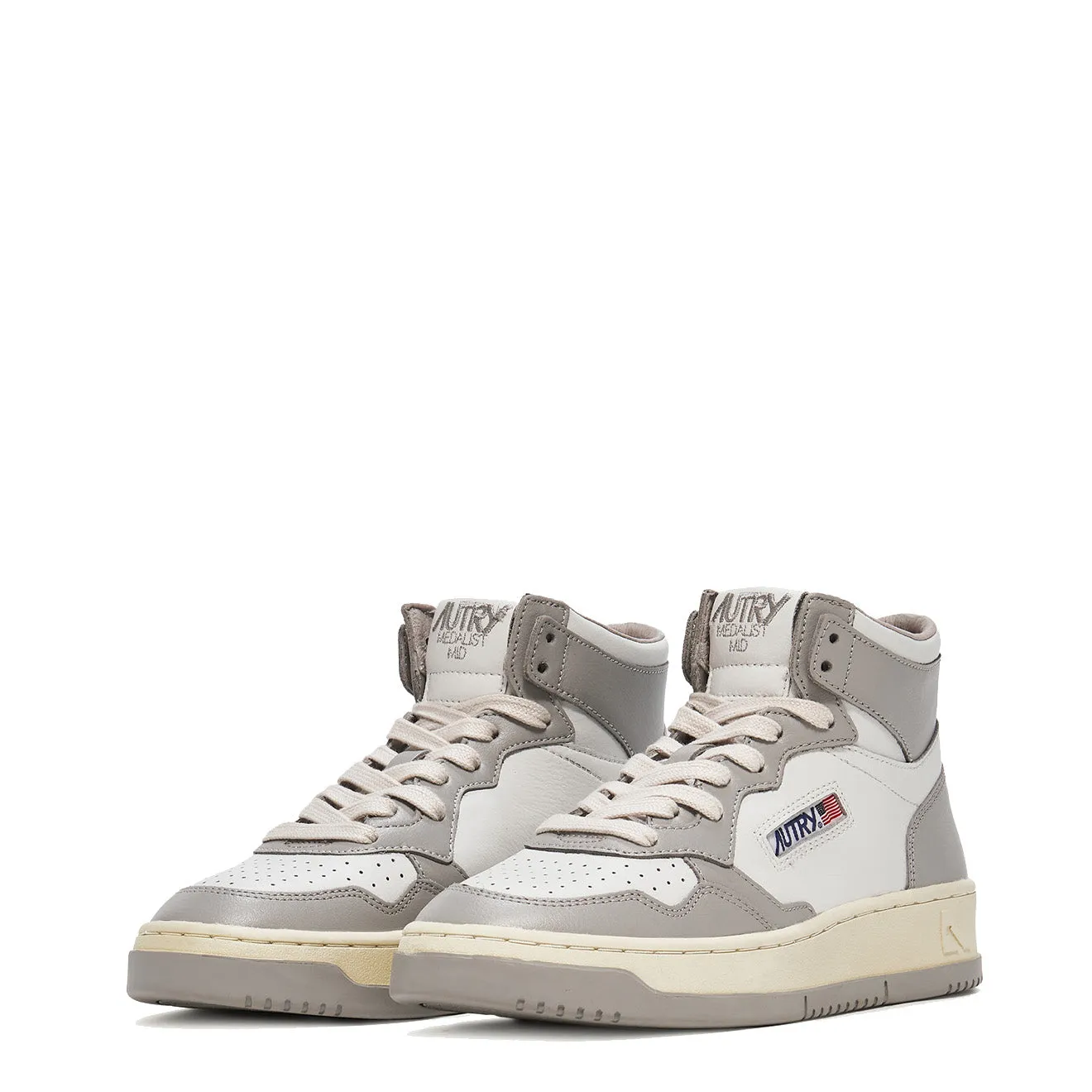 Autry Damen Medalist Mid Trainers Weiß / Vapour