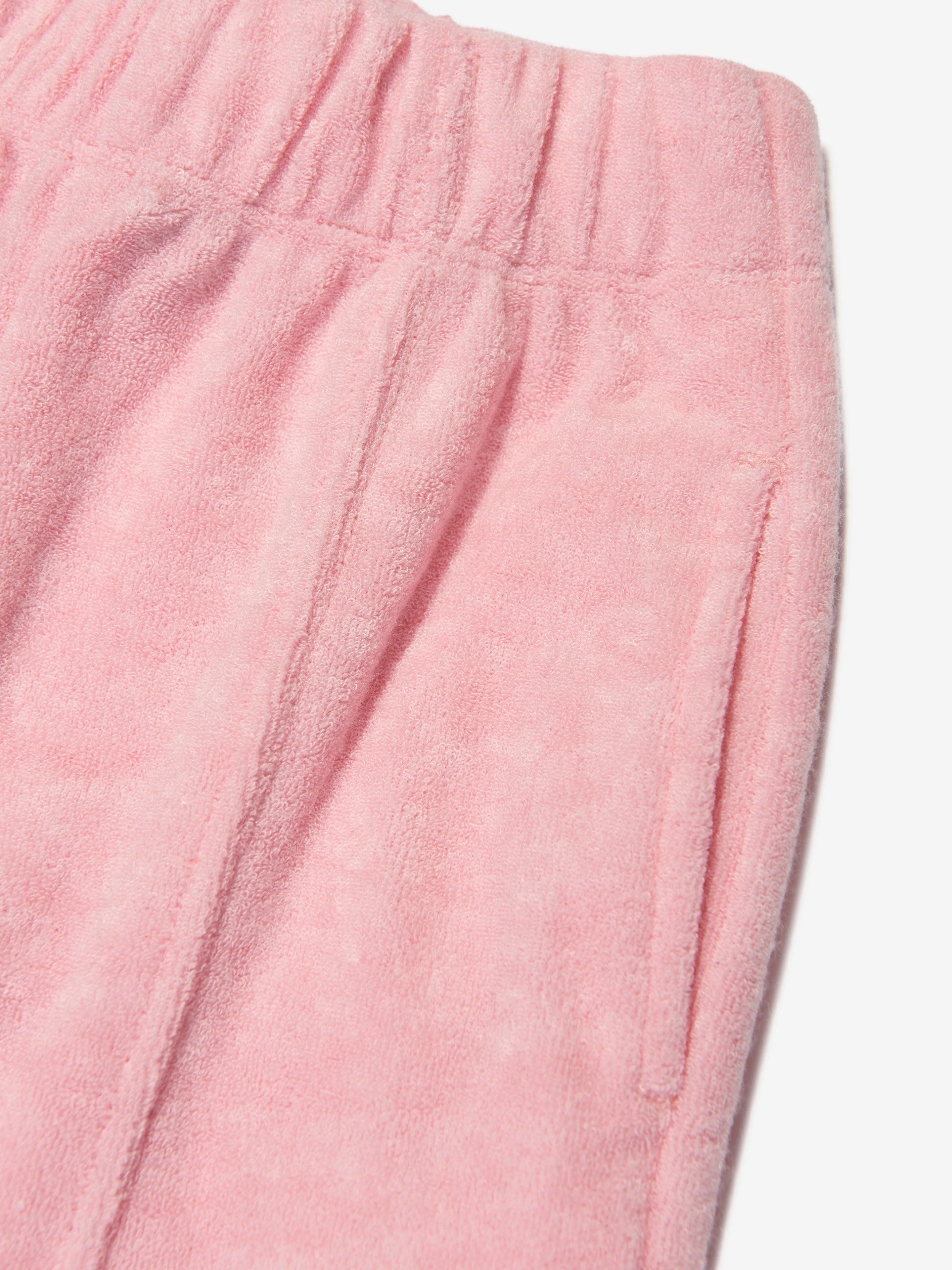AY von AYLA Mädchen Frottier-Flared-Hose in Rosa