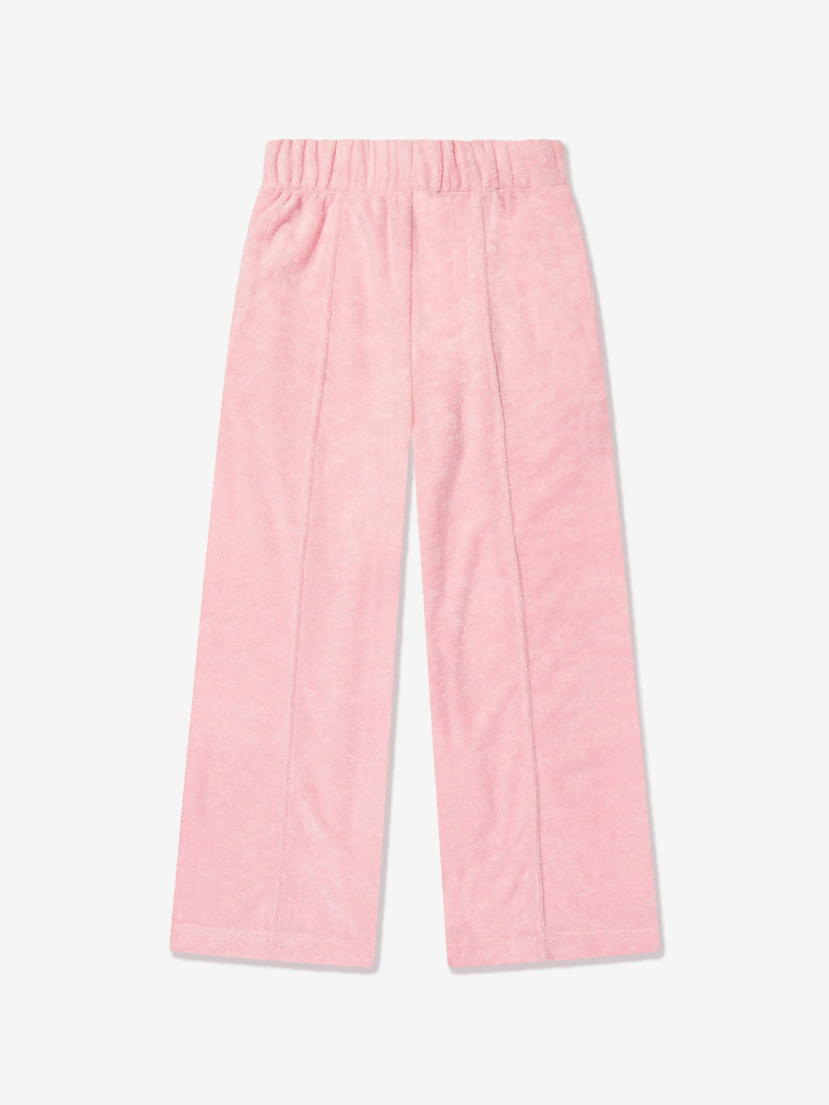 AY von AYLA Mädchen Frottier-Flared-Hose in Rosa