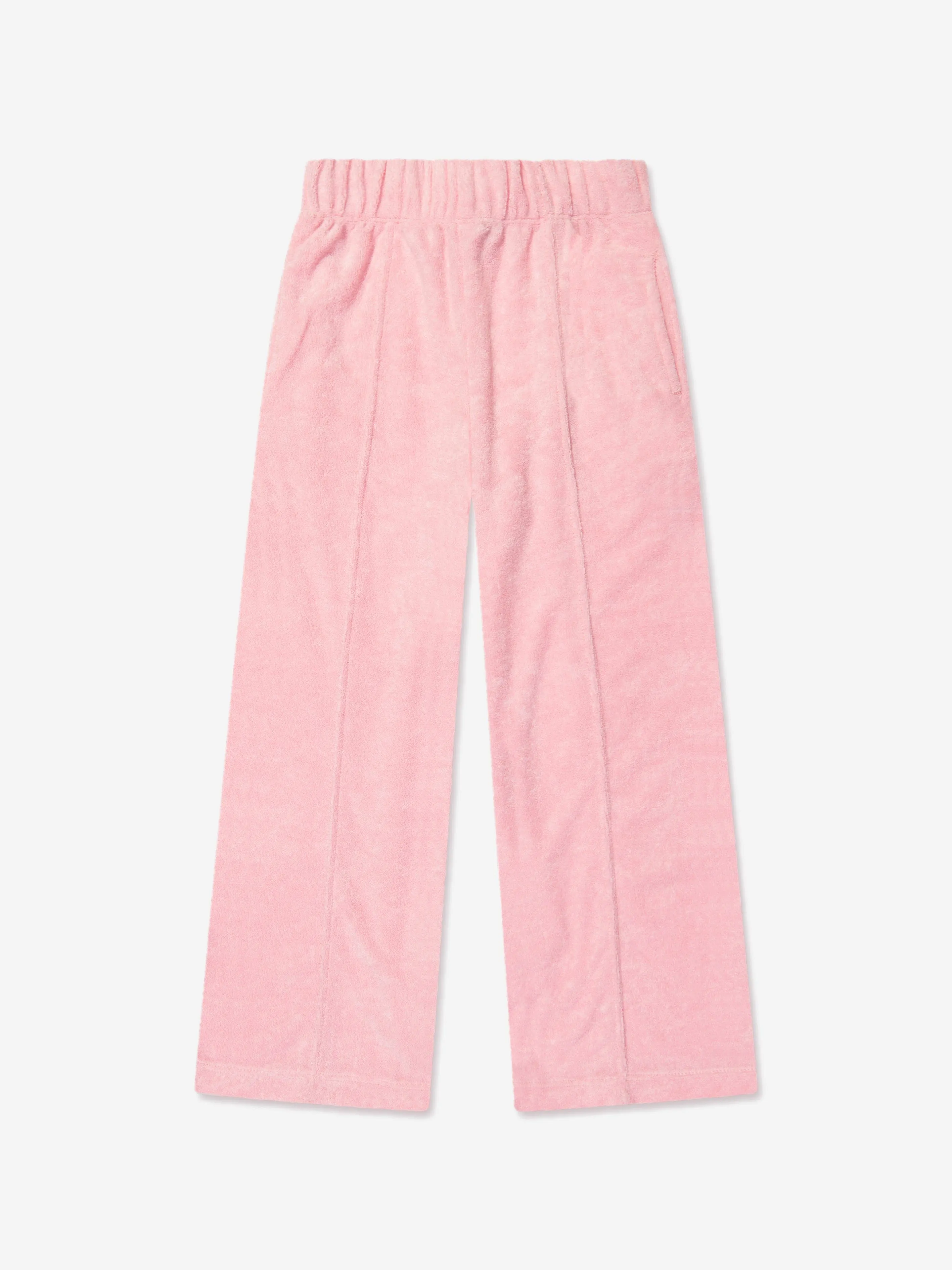 AY von AYLA Mädchen Frottier-Flared-Hose in Rosa