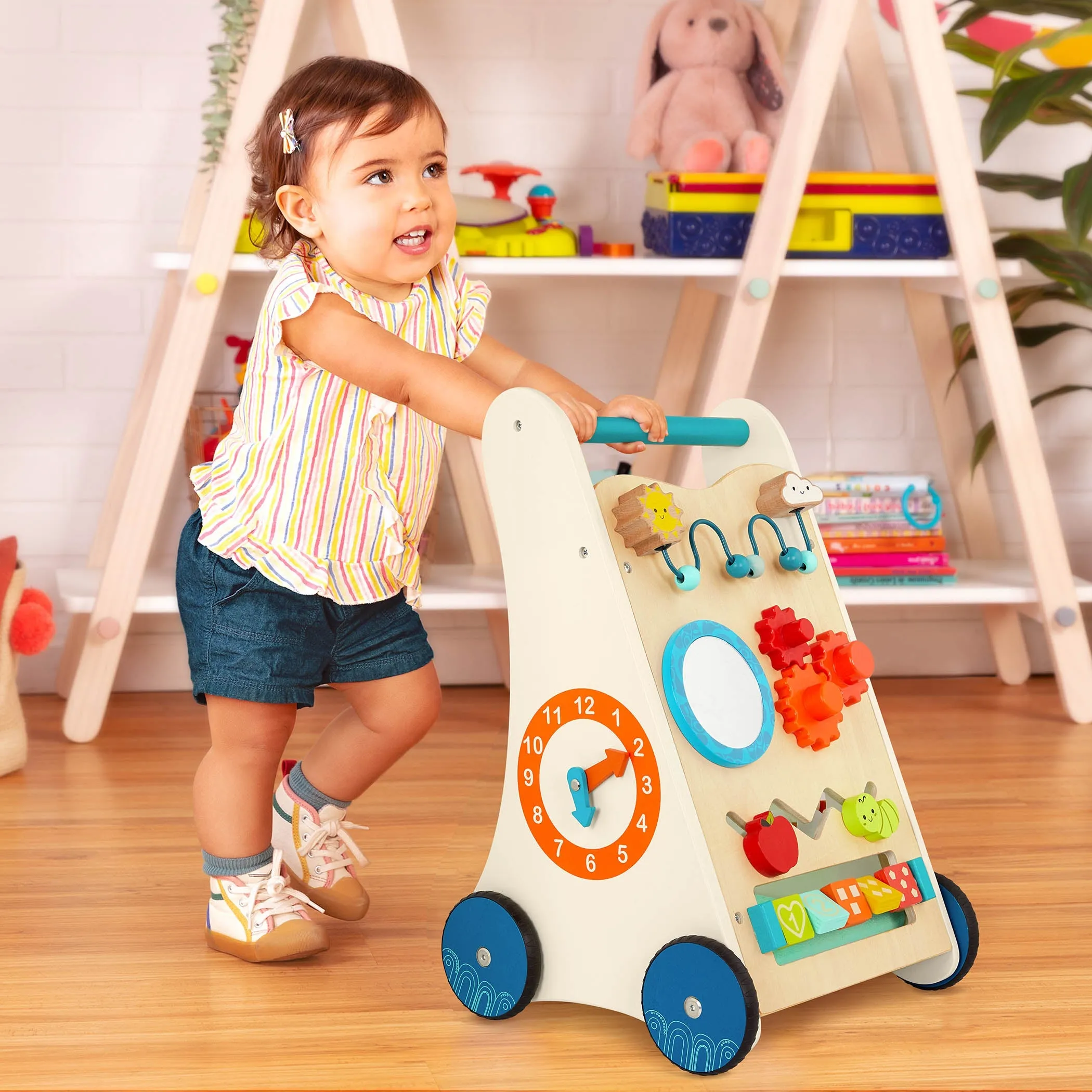 B. toys – Laufen und Lernen