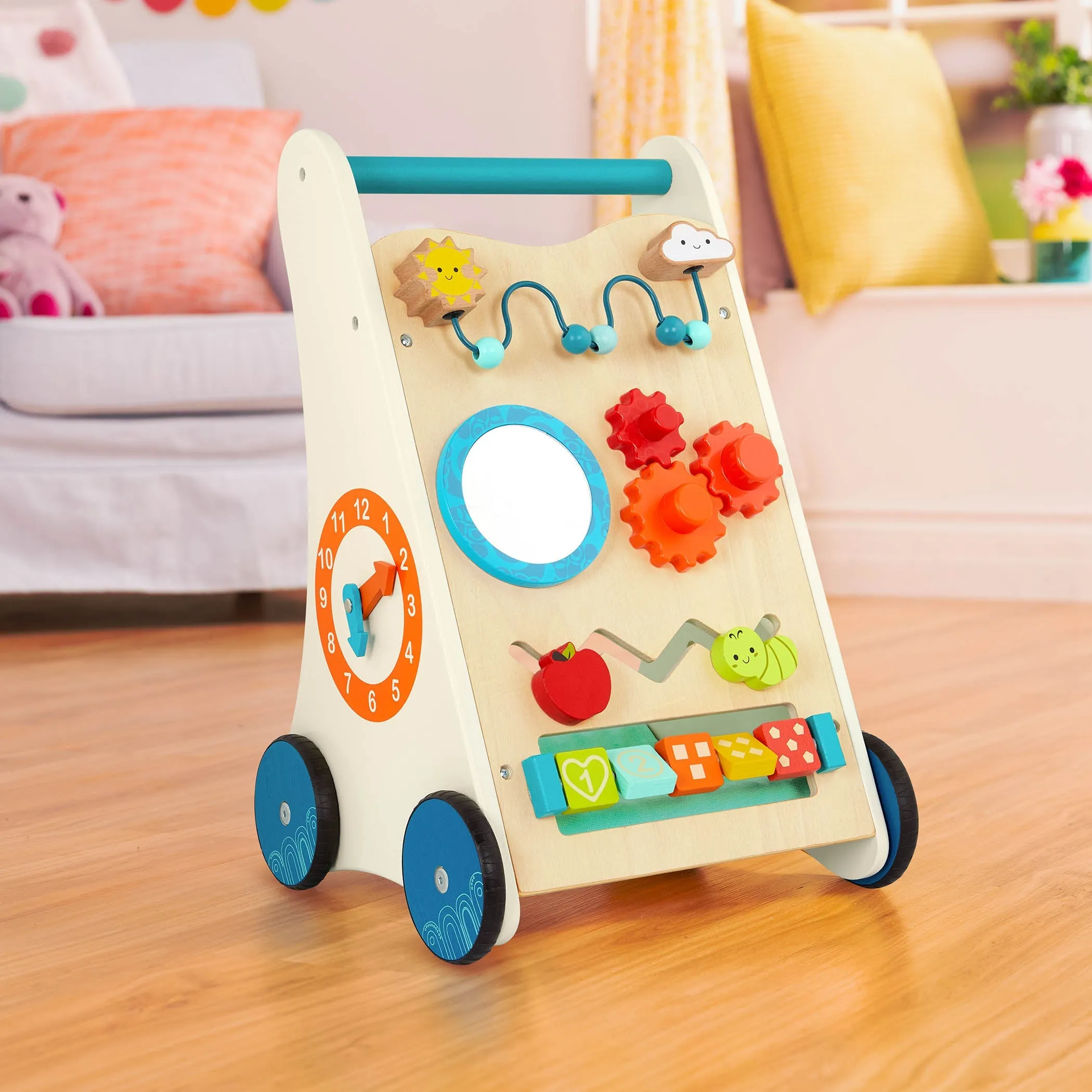 B. toys – Laufen und Lernen