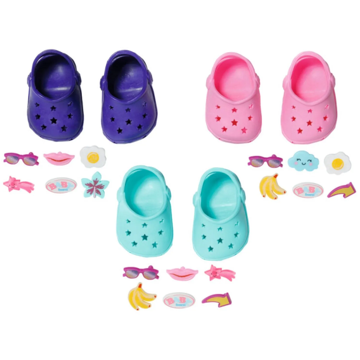 BABY Born Schuh Lighterød mit Pins
