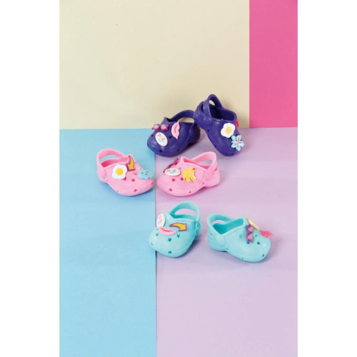 BABY Born Schuh Lighterød mit Pins