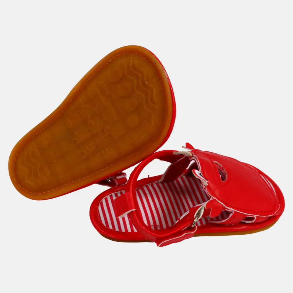 Ledersandalen für Jungen – Krebs-Design