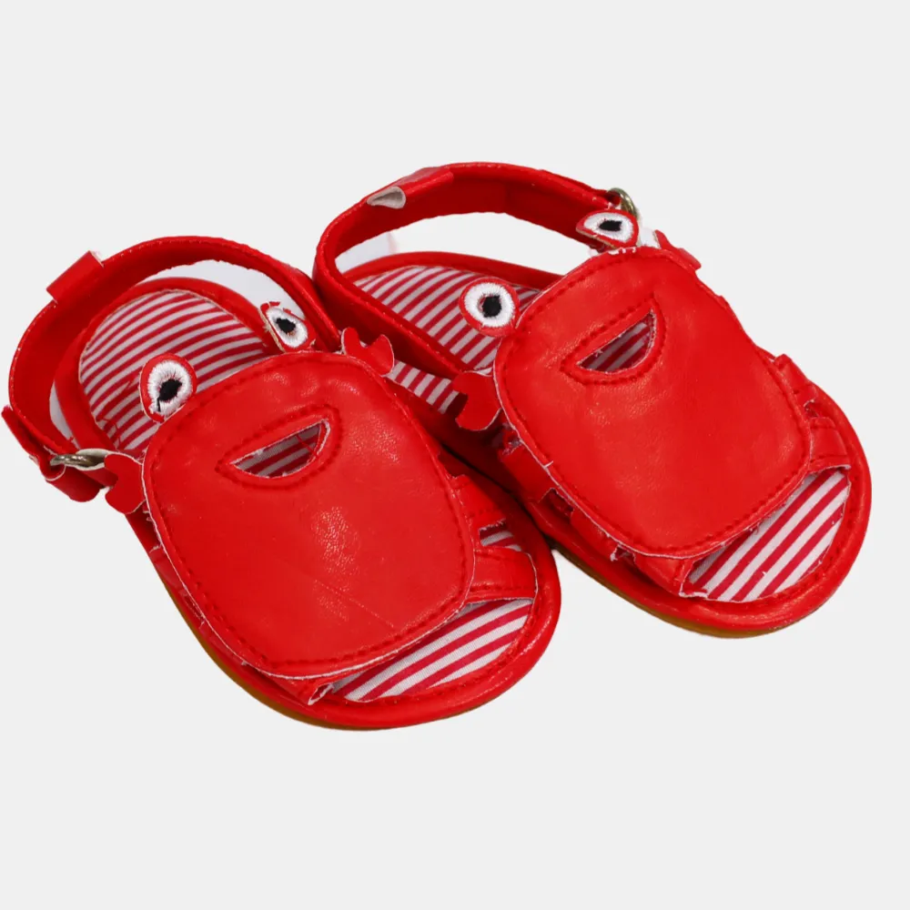 Ledersandalen für Jungen – Krebs-Design
