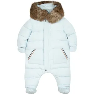 Baby Boys Hellblauer Schneeanzug