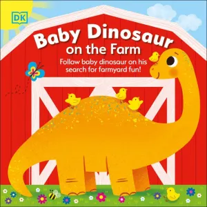 Baby-Dinosaurier auf dem Bauernhof