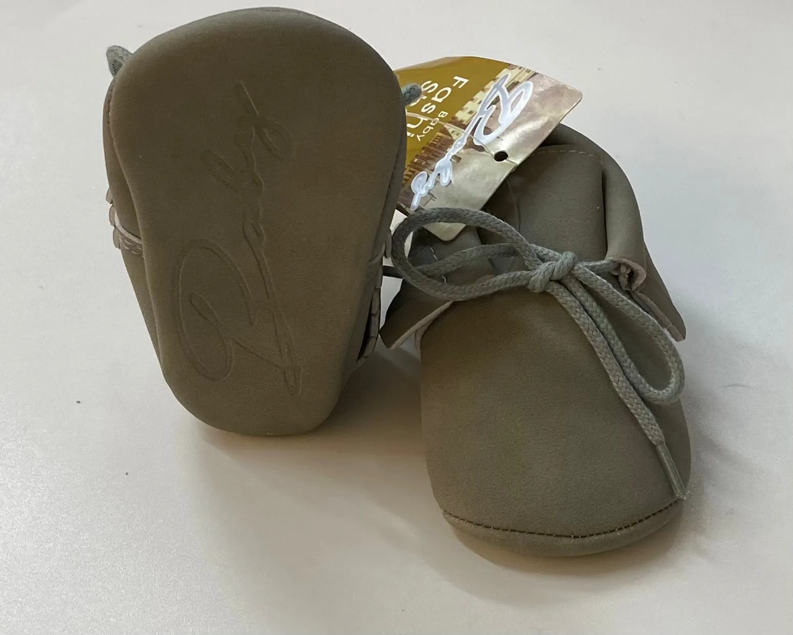Baby-Modeschuhe Grau 6 - 12 Monate