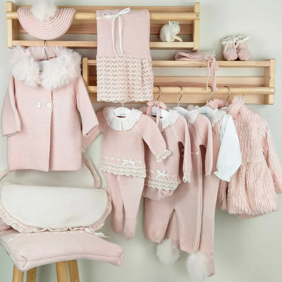4-teiliges Strick-Set für Babygirls