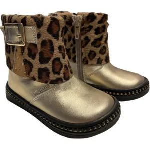 Baby-Mädchen Leopardenmuster Stiefel