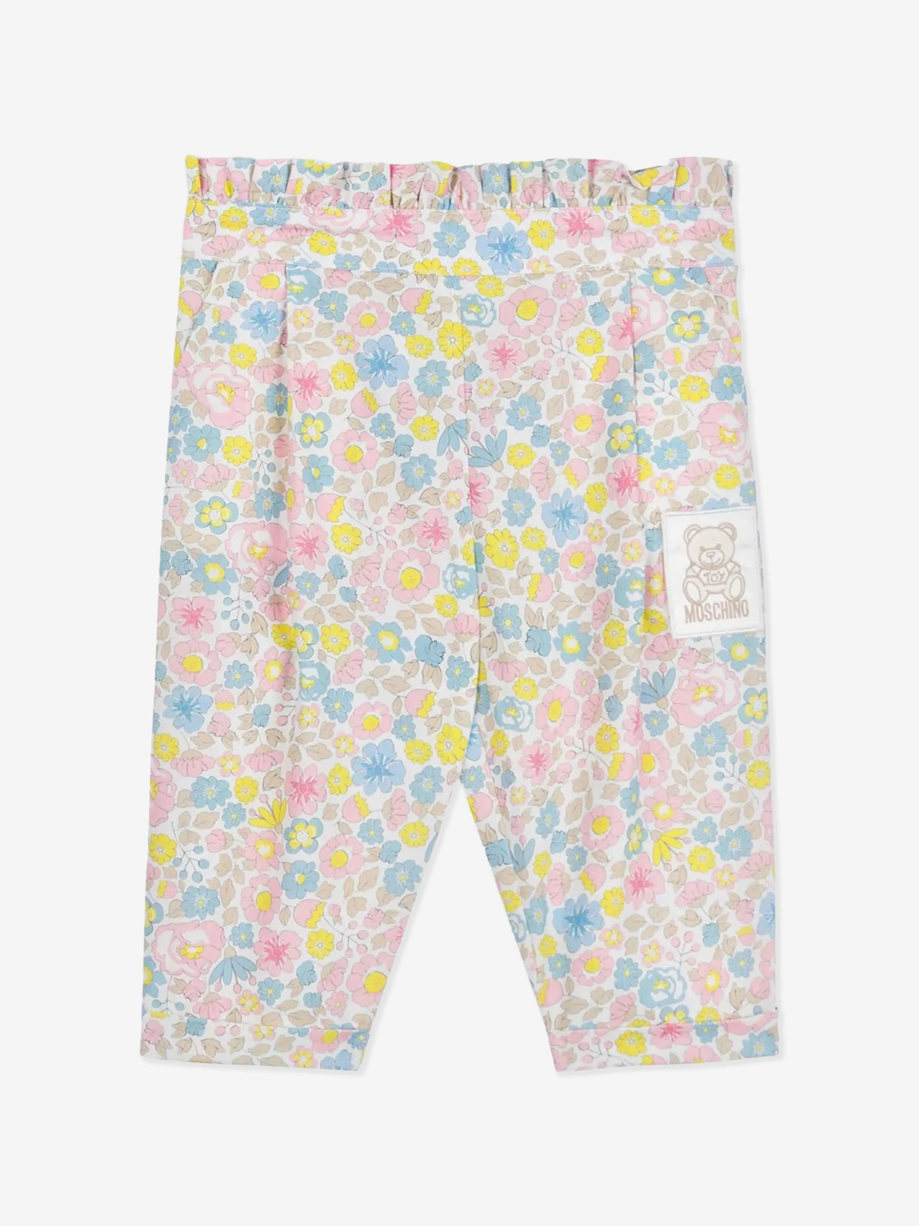 Teddybär-Hosenset für Babygirls in Elfenbein