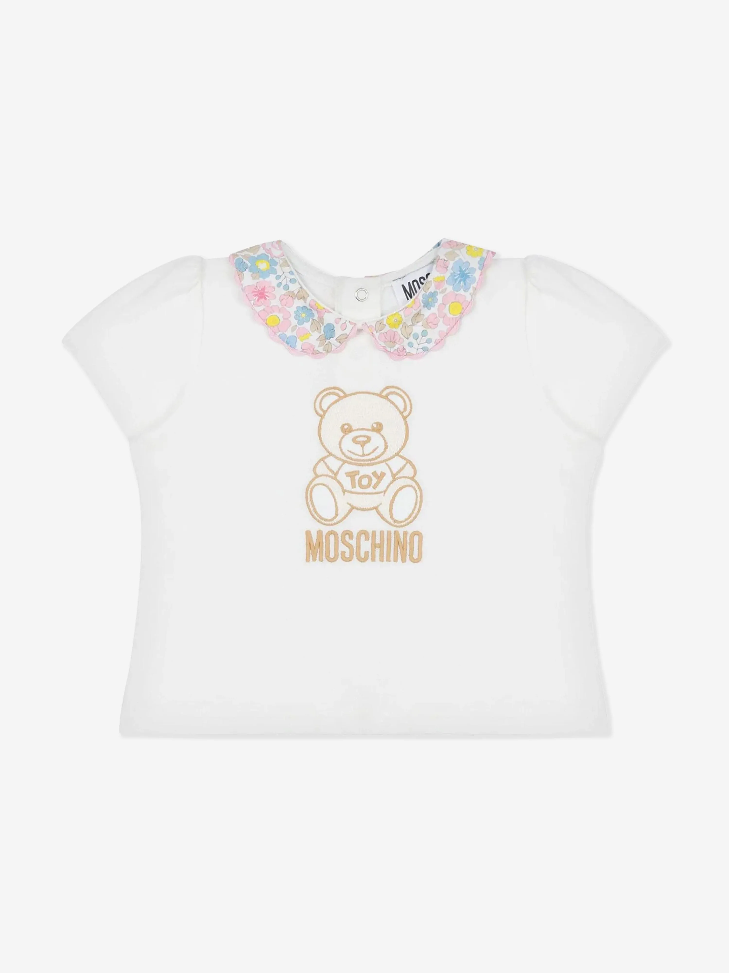 Teddybär-Hosenset für Babygirls in Elfenbein