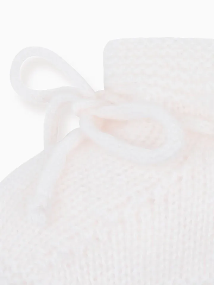 Baby Elfenbein Evita Kaschmir-Stiefeletten