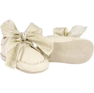 Baby Lahna Leder-Creme Vorläufer-Schuhe