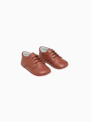 Baby Leder Baby Stiefelchen hellbraun
