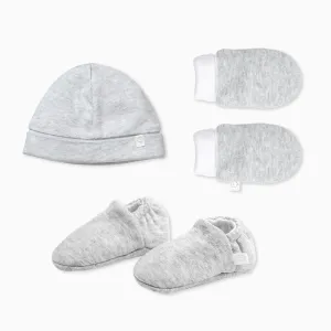 Baby Fäustlinge, Stiefelchen & Mützenset