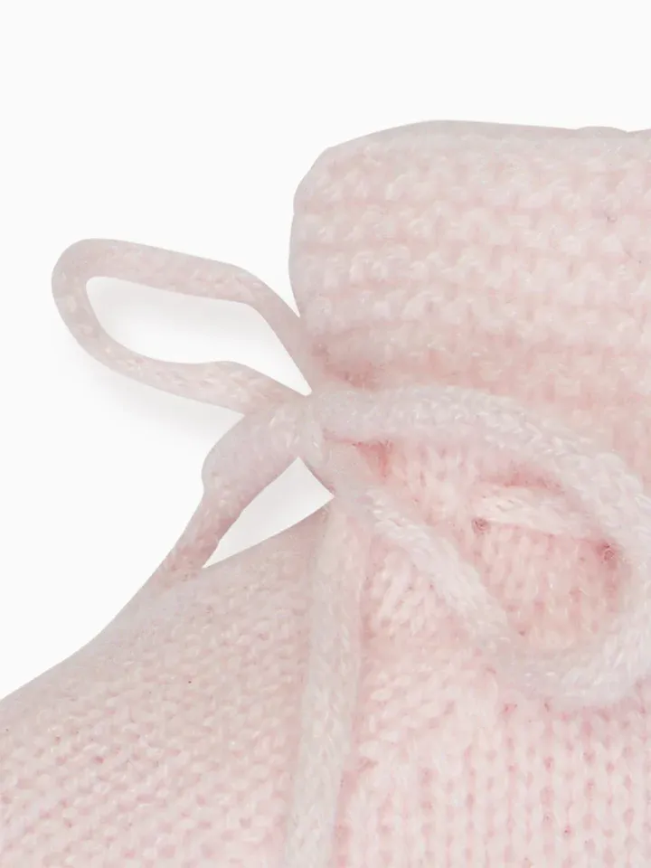 Babyrosa Evita Kaschmir-Stiefeletten