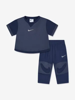 Baby Readyset T-Shirt und Joggers Set in Marineblau