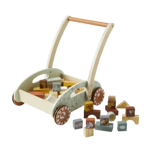 Baby-Lauflernhilfe mit Bausteinen (34-teilig)