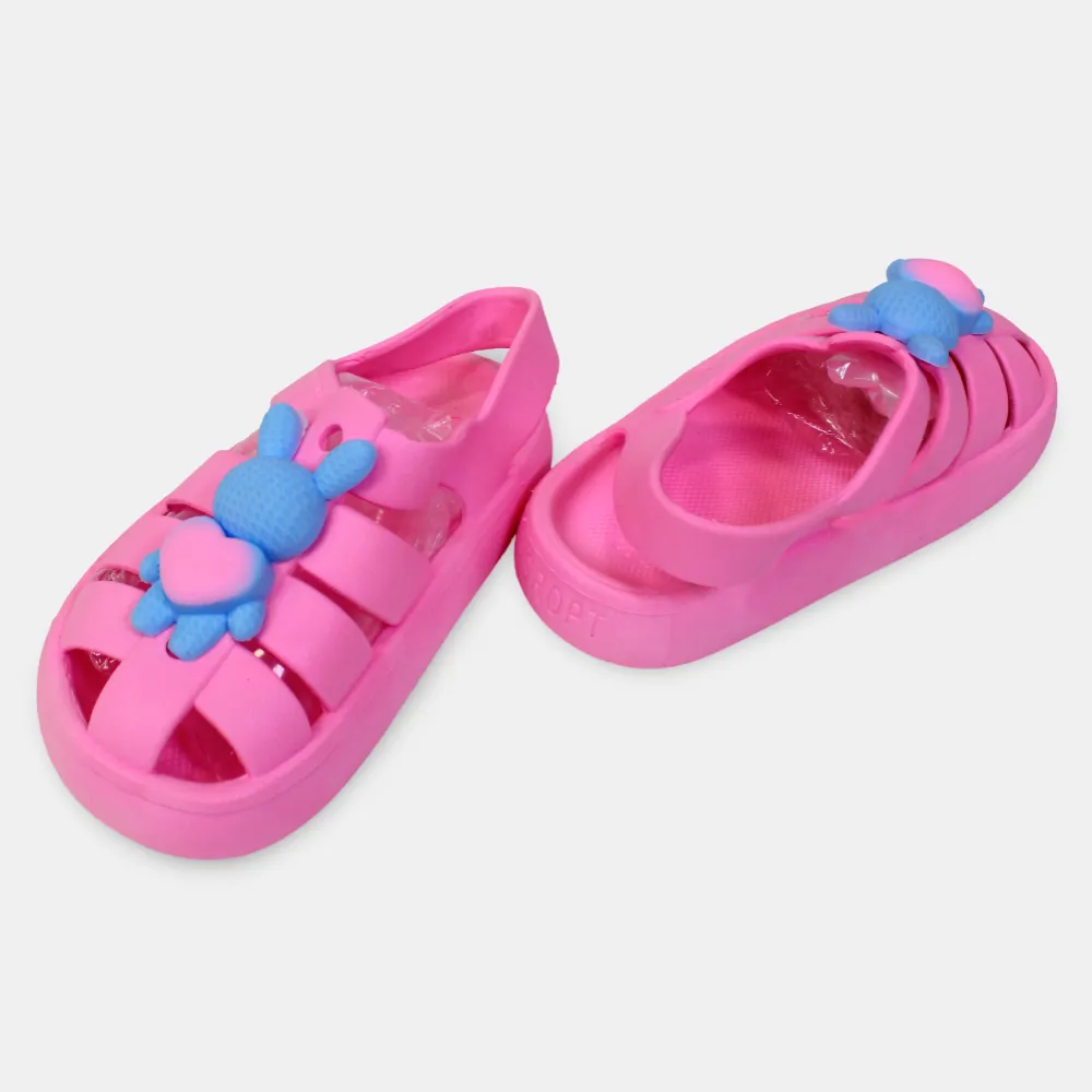 Babyblaue Häschensandalen