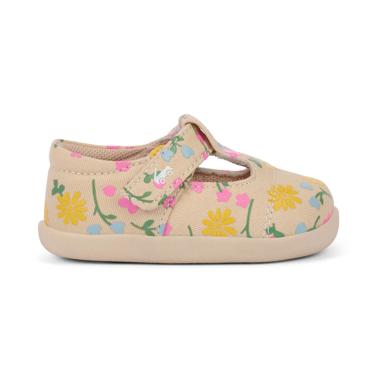 Bianca First Walker Schuh - Haferflor/Blumenmuster von See Kai Run