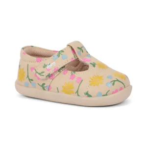 Bianca First Walker Schuh - Haferflor/Blumenmuster von See Kai Run