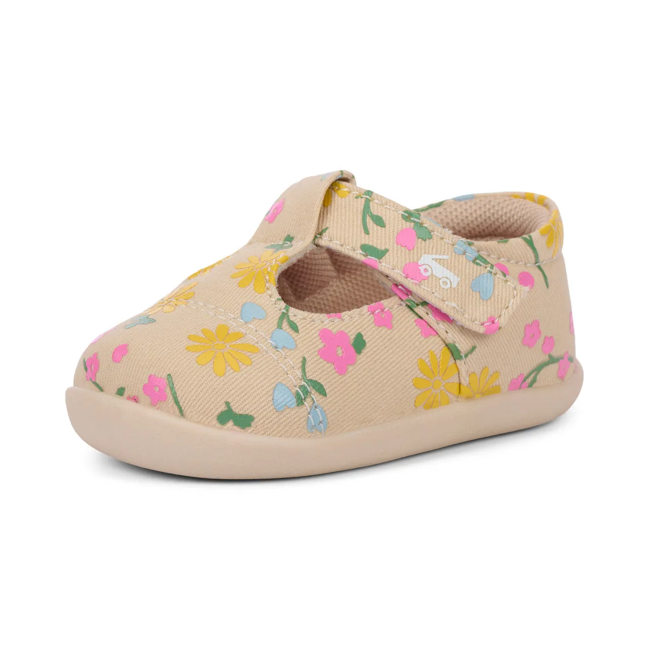 Bianca First Walker Schuh - Haferflor/Blumenmuster von See Kai Run