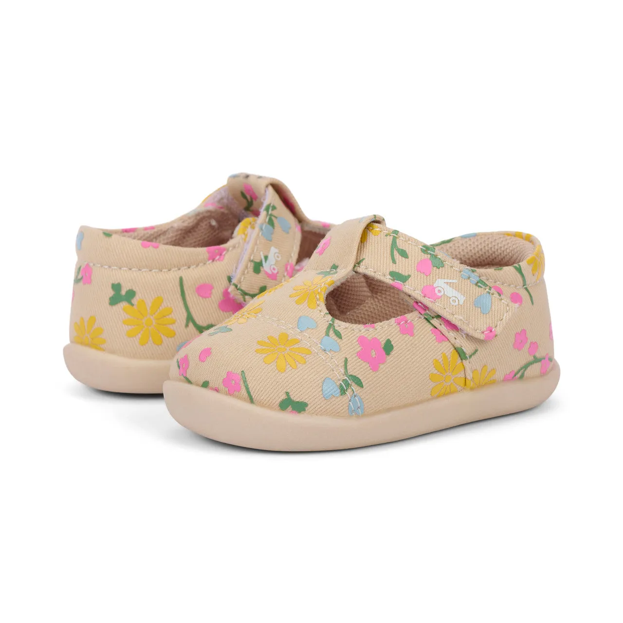 Bianca First Walker Schuh - Haferflor/Blumenmuster von See Kai Run