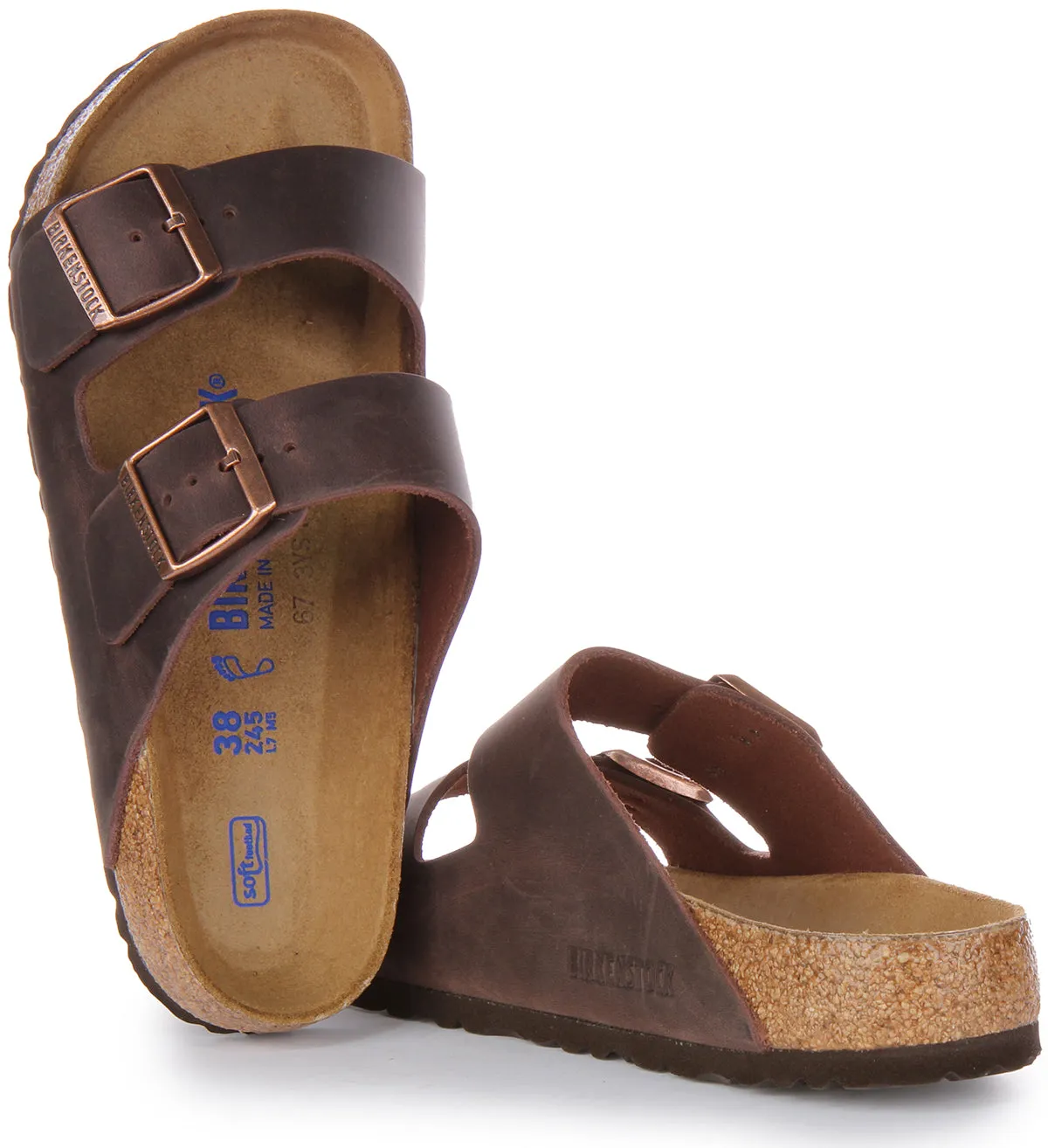 Birkenstock Arizona Sfb In Schokobraun | Regular Fit Schuhe Birkenstock