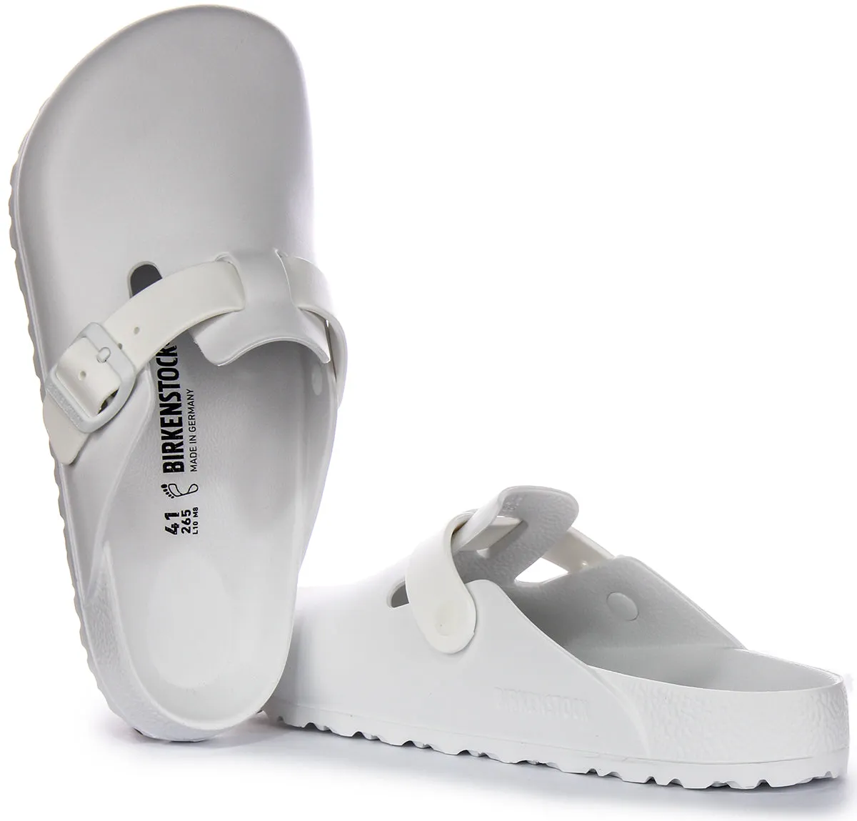 Birkenstock Boston Eva Schuhe in Weiß Birkenstock