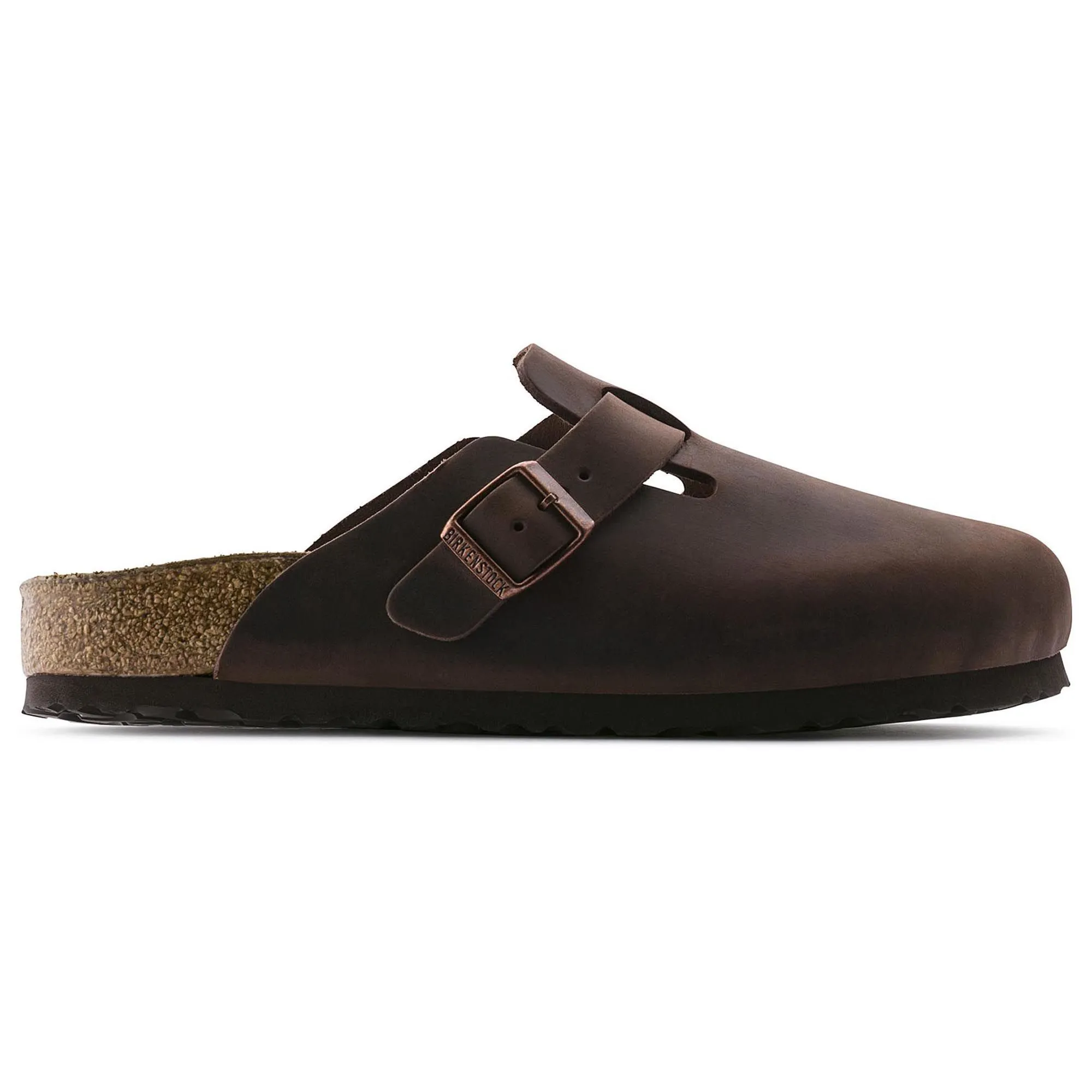 BIRKENSTOCK BOSTON SOFT FOOTBED HABANA GEÖLTES LEDER UNISEX
