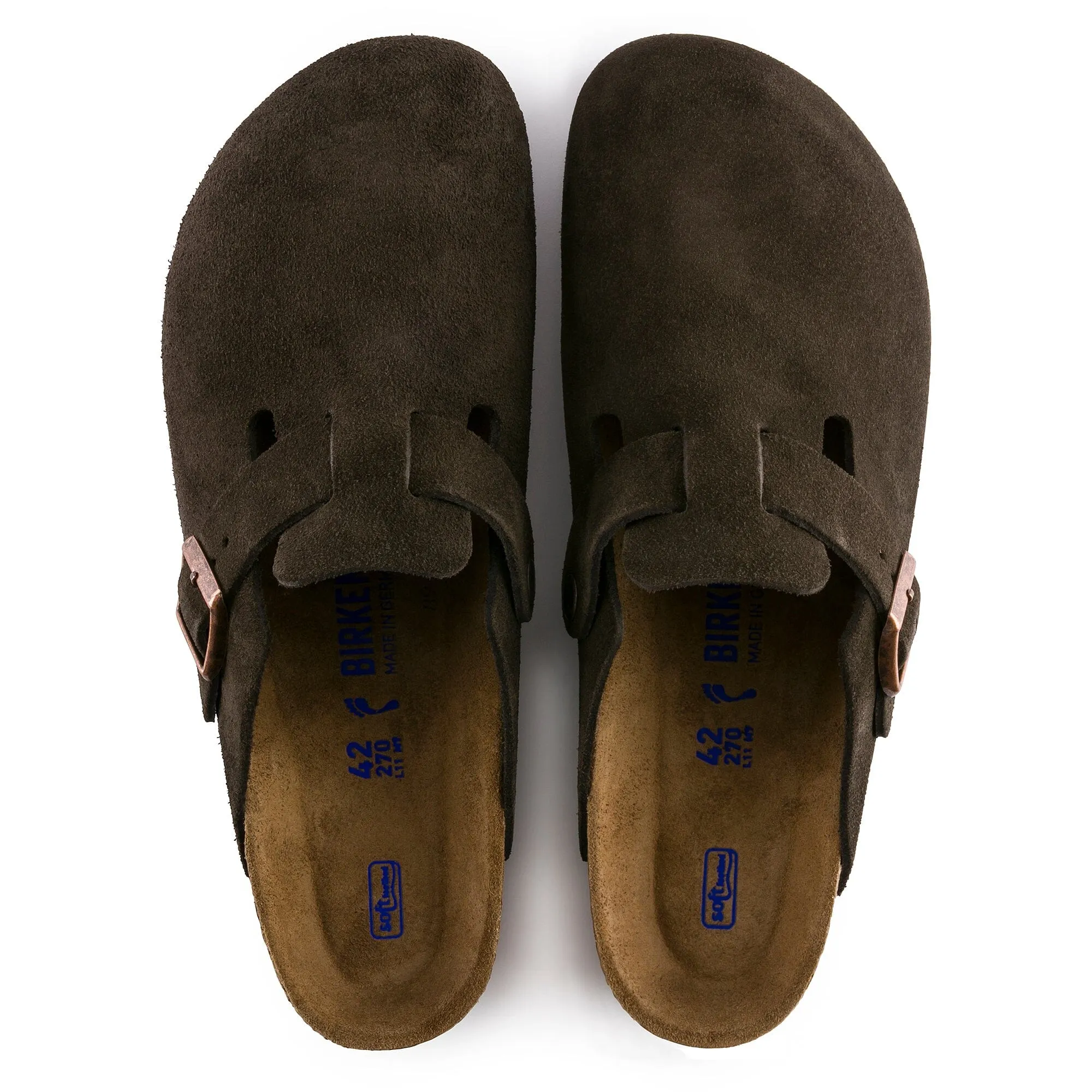 BIRKENSTOCK BOSTON SOFT FOOTBED WILDLEDER UNISEX